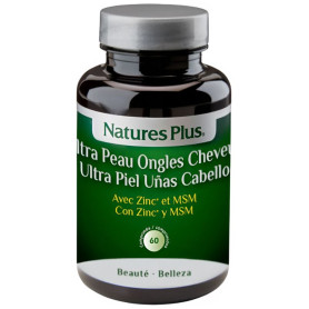 Ultra Skin Hair Nails Plus 60 comprimés Natures Plus