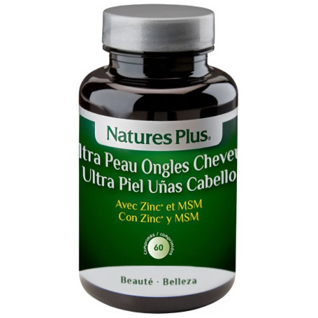 Ultra Skin Hair Nails Plus 60 comprimés Natures Plus