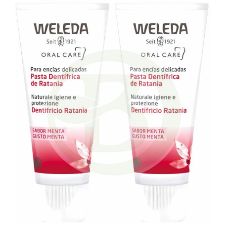 Duo Dentifrice Ratania 50% Weleda