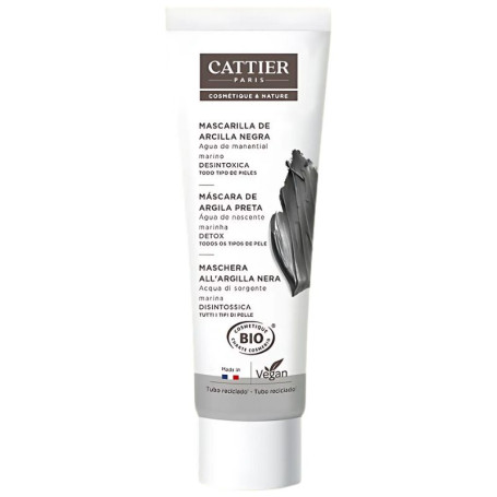 Masque à l&#39;argile noire Cattier 100 ml