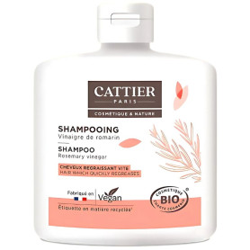 Shampooing Cattier pour cheveux gras au vinaigre de romarin 250 ml