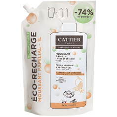 Recharge Gel Douche et Shampoing Cattier Famille SS 1L