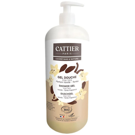 Gel Douche SS Vanille-Tonka 1L Cattier