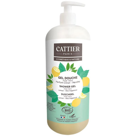 Gel Douche SS Citron-Menthe Cattier 1L