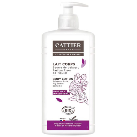Cattier Lait Corps Hydratant 500 ml