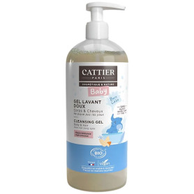 Gel de Bain Corps et Cheveux Bébé Cattier 500 ml