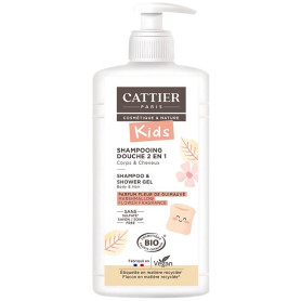 Gel Douche et Shampoing à la Guimauve Cattier 500 ml