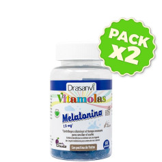 Pack 2x Vitamolas Mélatonine 60 Gummies Drasanvi