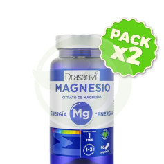 Pack 2x Citrate de magnésium 90 comprimés Drasanvi