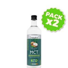 Pack 2x Huile de Coco Mct 500Ml. Keto Drasanvi