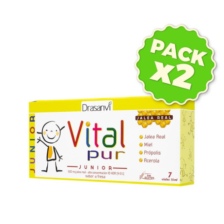Pack 2x Vitalpur Junior 7 Viales Drasanvi