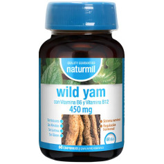 Igname sauvage 450 mg, 60 comprimés Naturmil