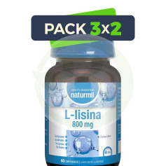 Pack 3x2 L-Lisina 800Mg 60 Comprimidos Naturmil