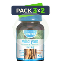 Pack 3x2 Igname sauvage 450 mg 60 comprimés Naturmil