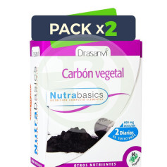 Pack 2x Carbón Vegetal 60 Cápsulas Drasanvi
