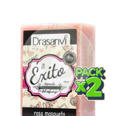 Pack 2x Savon à la Rose Musquée 100Gr. Drasanvi