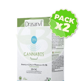 Pack 2x Cannabis Zen Azul 30 Capsulas Drasanvi