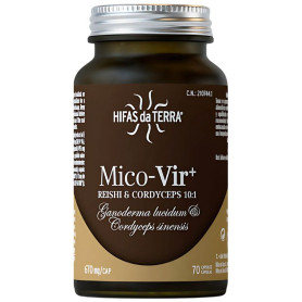 Mico Vir (Reishi et Cordyceps) 70 Gélules Hifas Da Terra