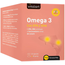 Oméga 3 30 gélules + 30 perles Vitalart