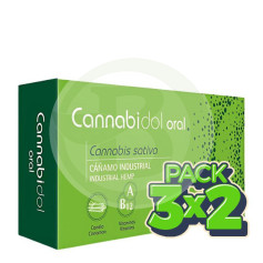 Pack 3x2 Cannabidiol Oral 60 Capsules Tegor