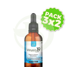 Pack 3x2 gouttes Virusin 19 Forte 50 ml Tegor