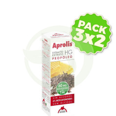 Pack 3x2 Extrait d&#39;Aprolis HG 50Ml. interse