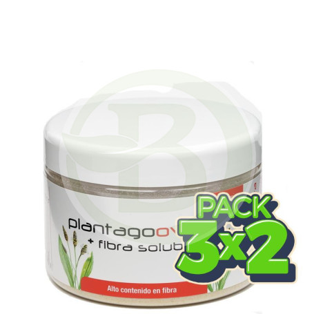 Pack 3x2 Plantago Ovata + Fibra Soluble 180Gr. Plantis