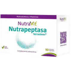 Nutrapeptase Serrazime 90 gélules Nutravit