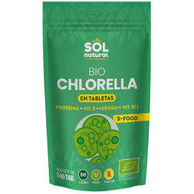 Chlorella Bio 140 Comprimés Sol Natural