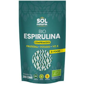 Spiruline biologique 200 comprimés Sol Natural