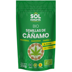 Graines de chanvre bio 250 g Sol Natural