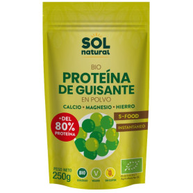 Protéines de pois bio 250 g Sol Natural