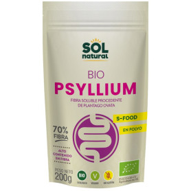 Poudre de psyllium biologique 200 g Sol Natural