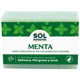 Savon à la menthe Sol Natural préparé à froid 100 g