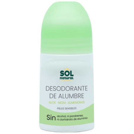 Déodorant liquide Sol Natural Alum Aloe et Neem 75 ml