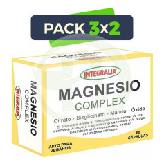 Pack 3x2 Complexe de Magnésium 60 Gélules Integralia