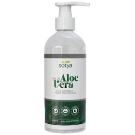 Gel d&#39;Aloe Vera à la Camomille et à l&#39;Acide Hyaluronique Eco 500ml Sotya