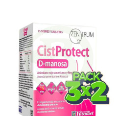 Pack 3x2 Cistprotect D-Mannose 15 Sachets Ynsadiet