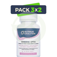 Pack 3x2 Berbérine Optim 60 Gélules Végétales Nutrinat Evolution