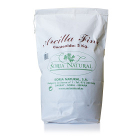 Argile fine 5Kg. Soria Naturel