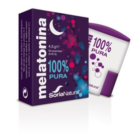 Mélatonine voyage 90 comprimés Soria Natural