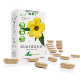 Damiana 13S Fórmula XXI 30 Cápsulas Soria Natural