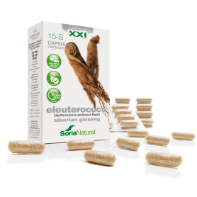 Eleutherococcus 15S Formule XXI 30 Gélules Soria Naturel