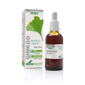 Extrait de Ginkgo Biloba Formule XXI 50Ml. Soria Naturel