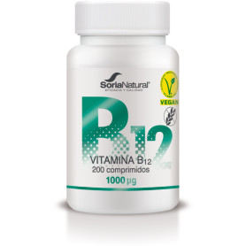 Vitamine B12 250mg. X 200 Libération Prolongée Soria Naturel