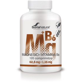 Magnésium+Vit. B6 1550mg. X 120 Libération Prolongée Soria Naturel