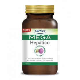 Mega Hepático 60 Gélules Dietisa