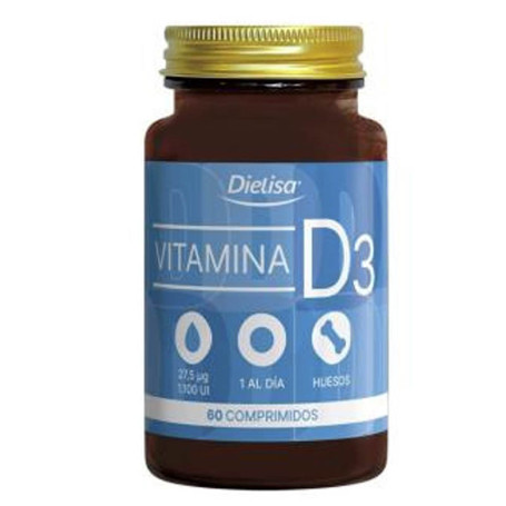 Dietisa Vitamine D3 60 Comprimés Dietisa