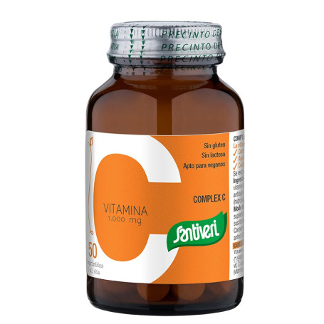 Complexe de vitamines C 1000Mg. 50 comprimés Santiveri