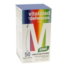 Complexe de Vitamines Miltivitamine 50 Comprimés Santiveri
